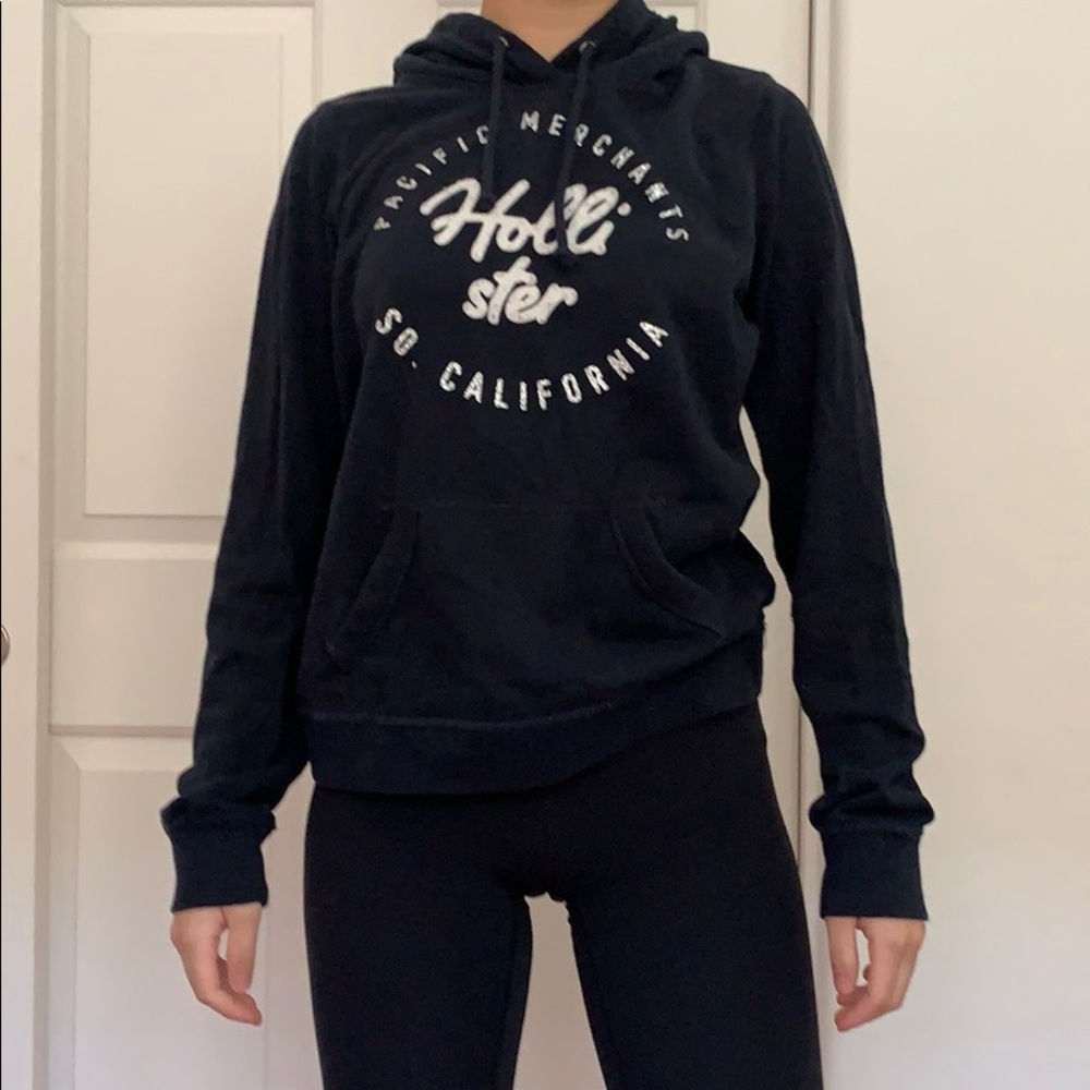 Hollister dark blue hoodie